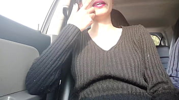 Desi Cutie Gets Her Fingers Worked Before Giving A Sloppy Handjob In The Car